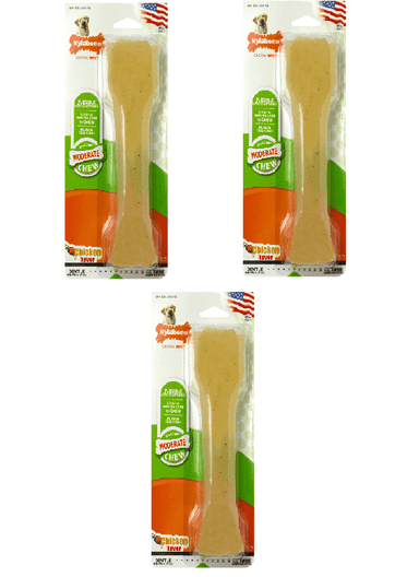 Nylabone Flexi Chew Dog Bone -Souper x3