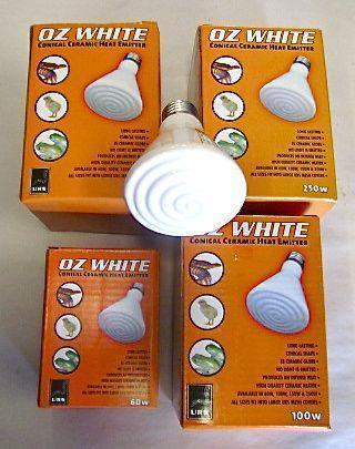 OZ Bright Ceramic 100 Watt Heat Lamp