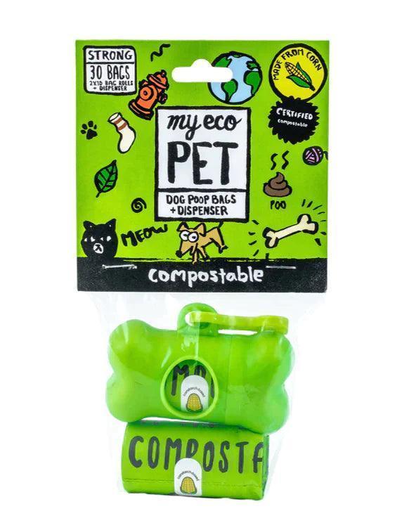 Pet Poop Bags with Portable Dispenser