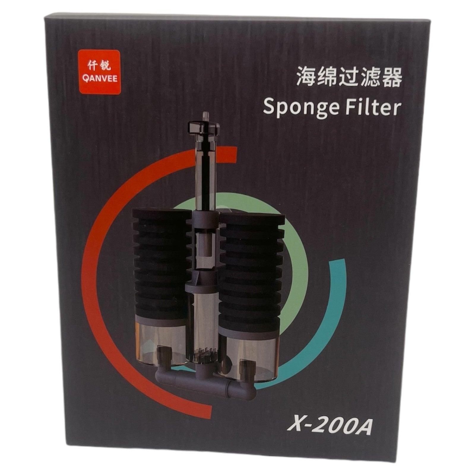 Qanvee X200-A Aquarium Sponge Filter