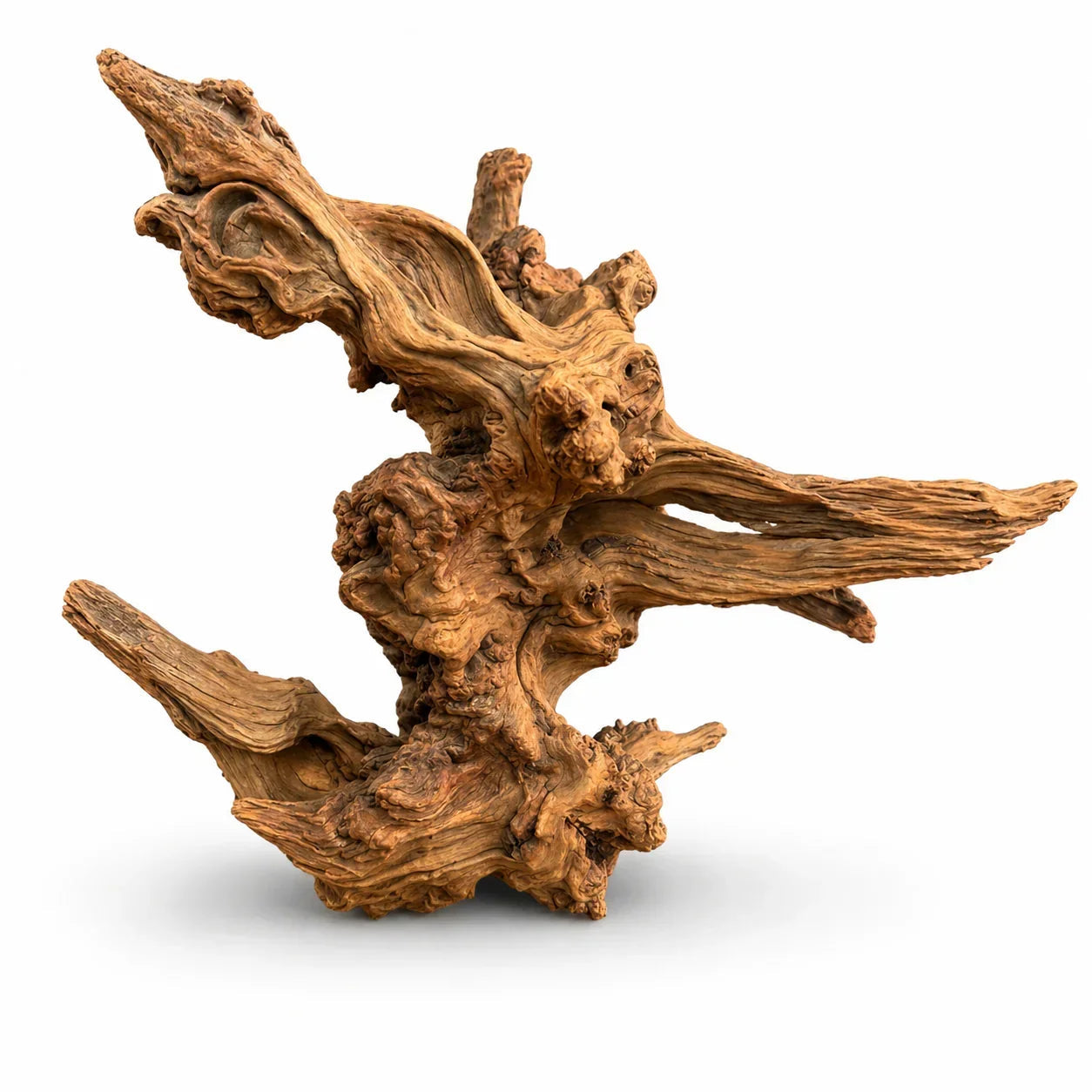 Natural Red Driftwood 25–35cm aquarium driftwood for planted tanks and fish shelter