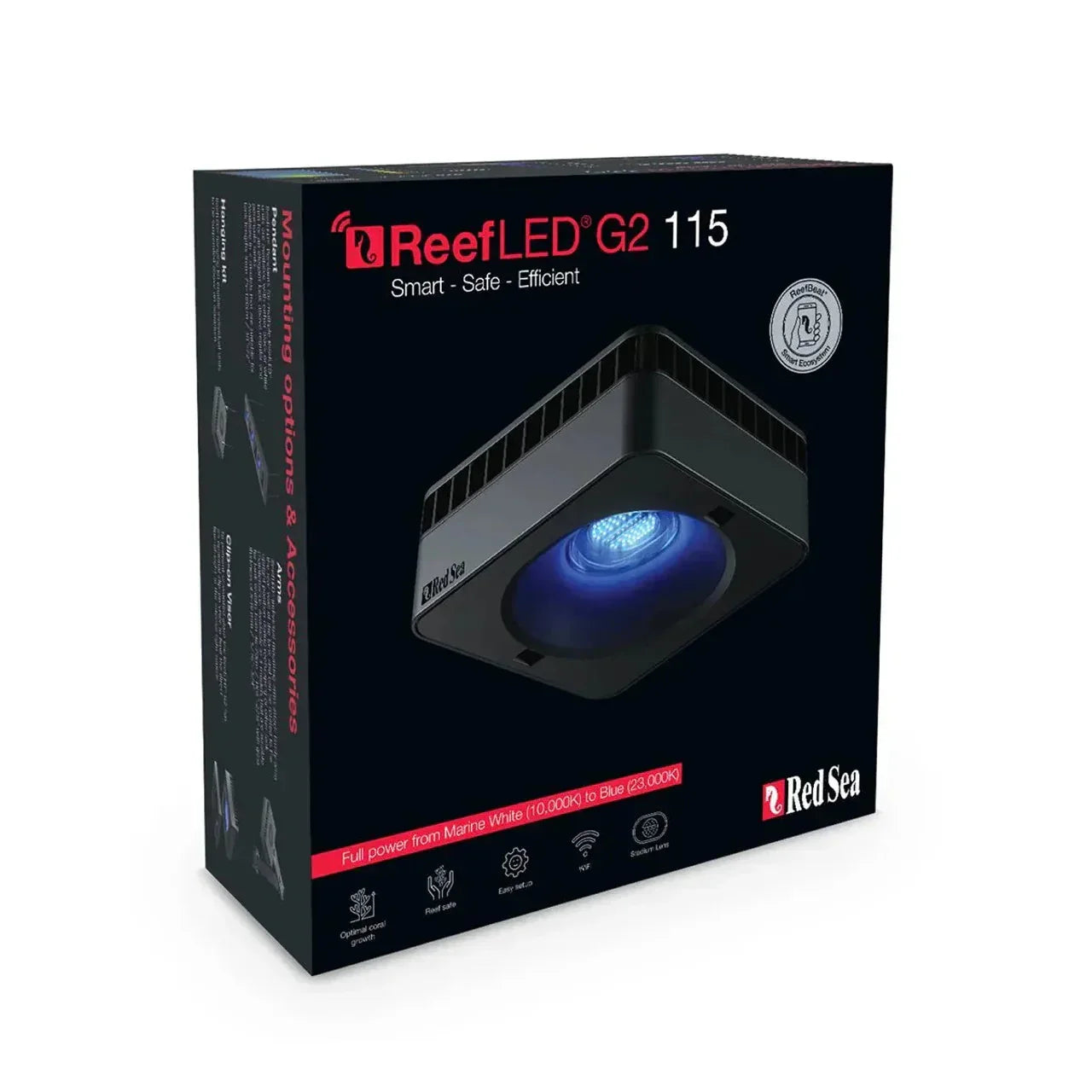 Red Sea ReefLED 115 G2 – Smart LED Reef Aquarium Light