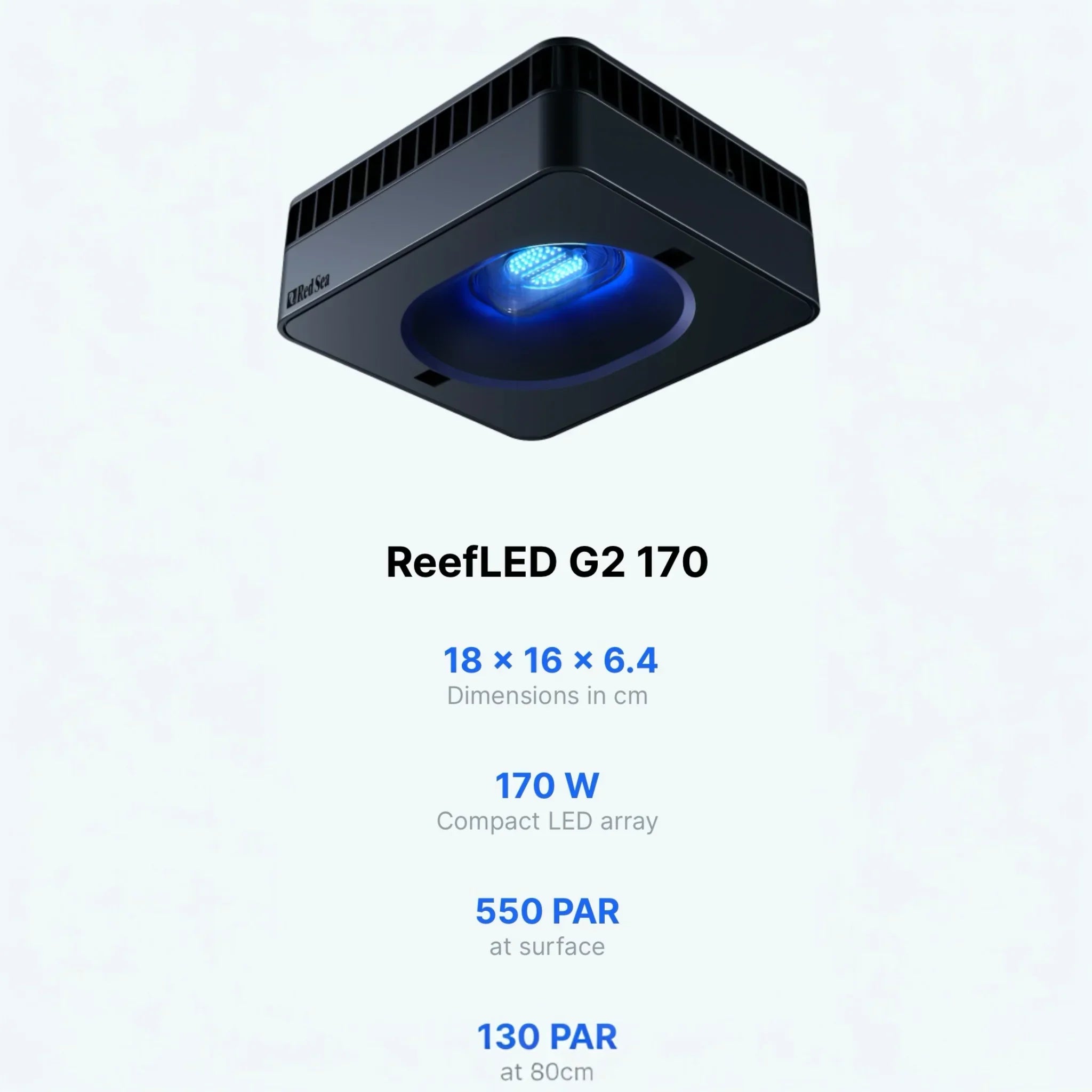 Red Sea ReefLED 170 G2 – Smart LED Reef Aquarium Light