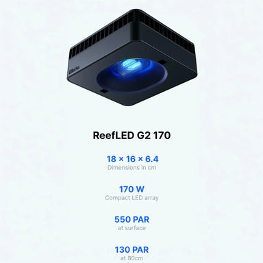 Red Sea ReefLED 170 G2 – Smart LED Reef Aquarium Light