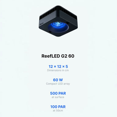 Red Sea ReefLED 60 G2 – Smart LED Reef Aquarium Light