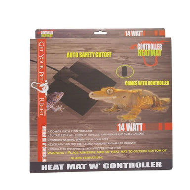 Reptile Heat Mat Pad With Controller 14w