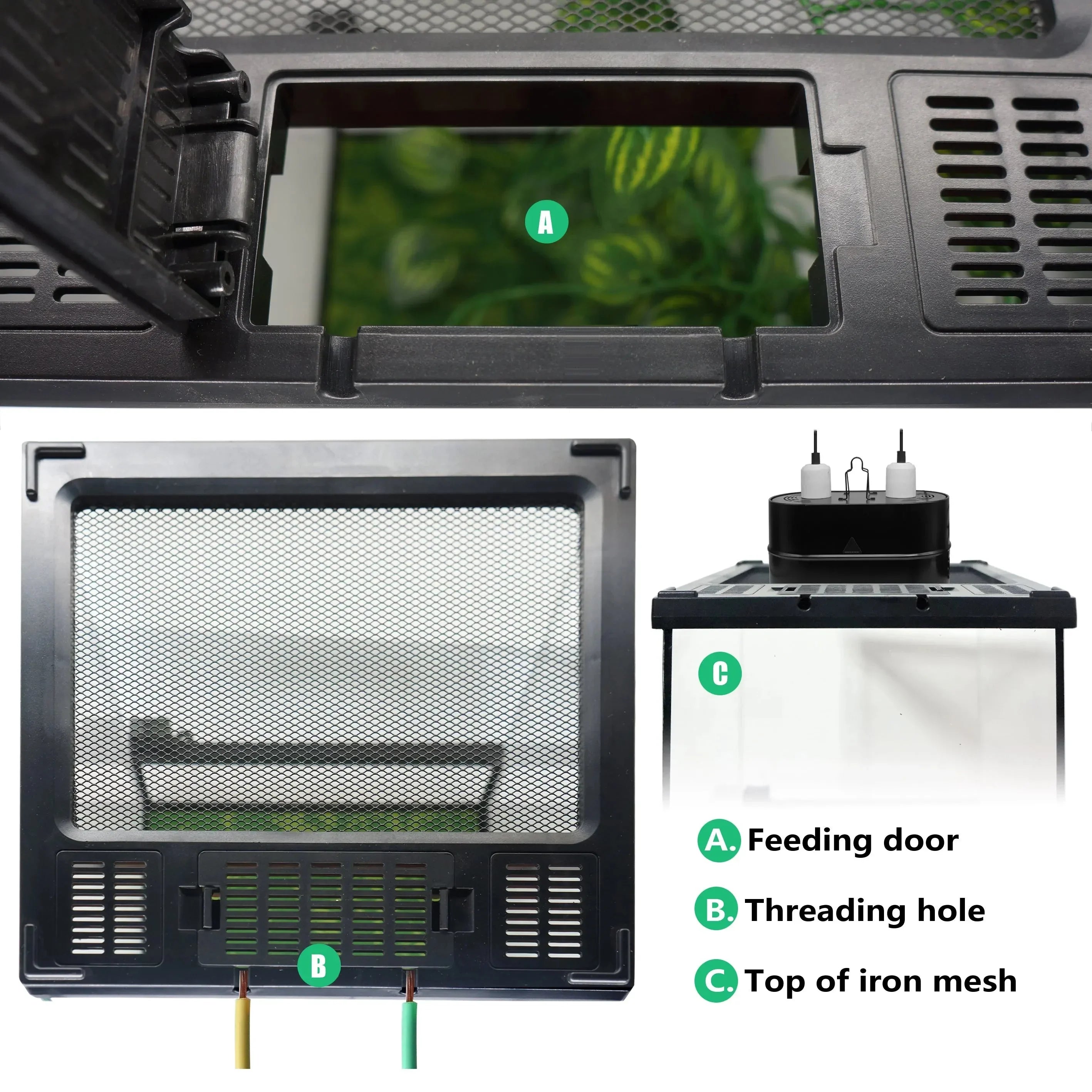 Reptile Terrarium Nano 20cm x 20cm x 30cm