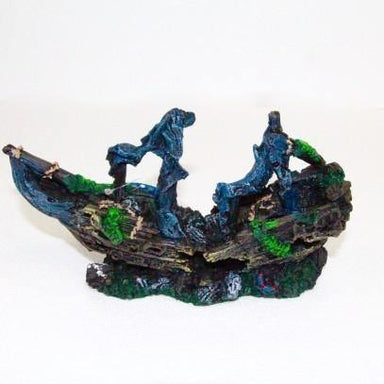 Small Aquarium Shipwreck Ornament