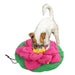 Snuffle Giant Lotus Dog Mat Green/Yellow 70 x 70cm