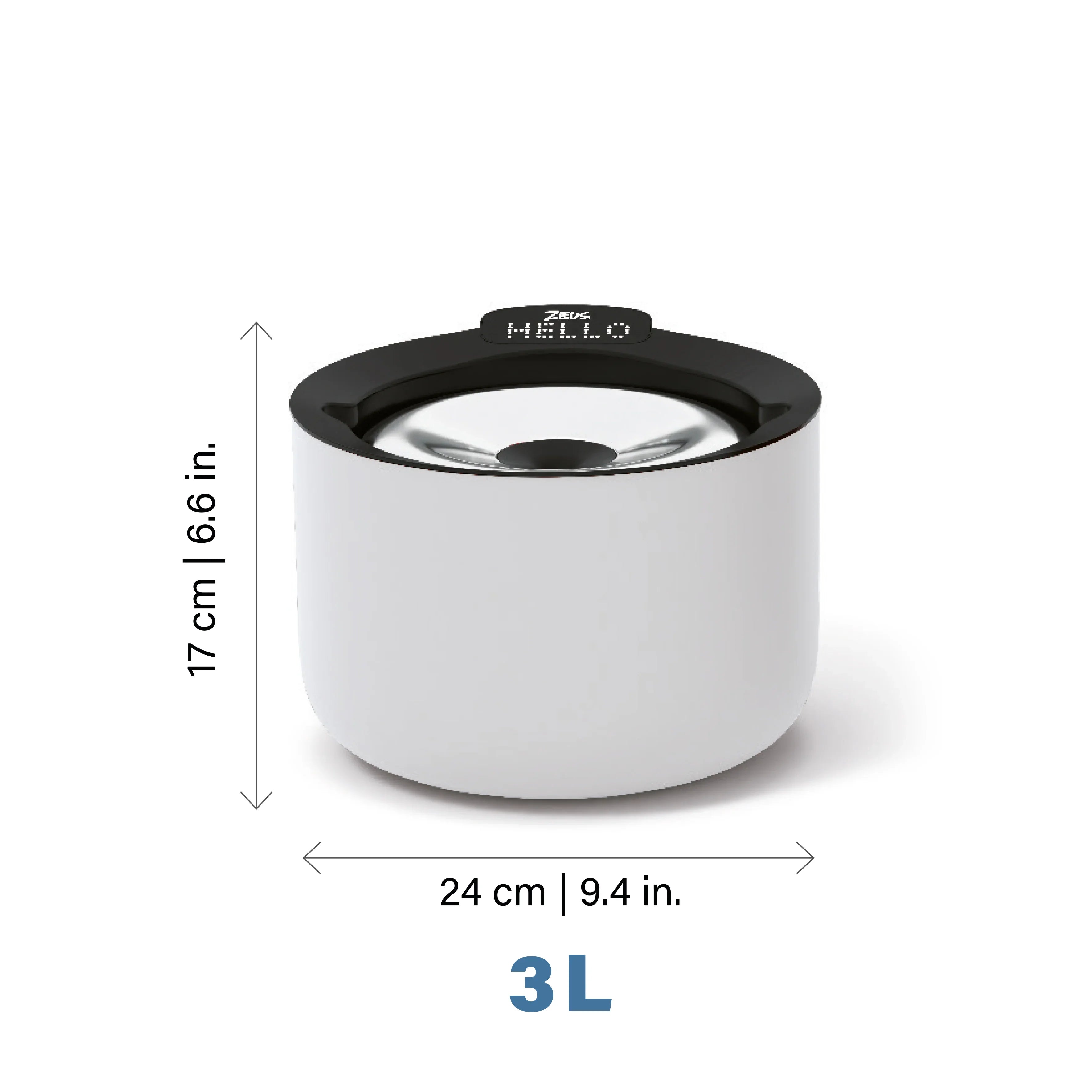 Zeus Oasis Plus Smart Drinking Fountain 3L