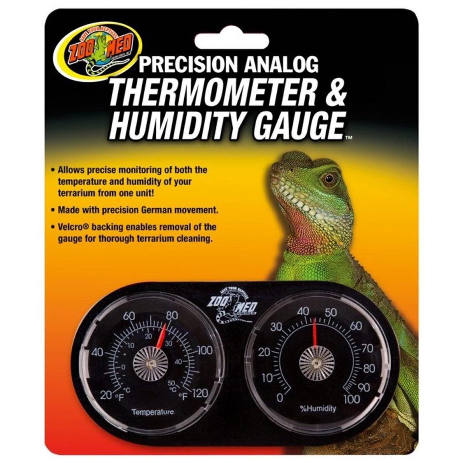 Zoo Med Dual Thermometer & Humidity Gauge